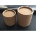 Eco-friendly brown paperboard jars 4 ounce / 120 g Lightweight Kraft Paper Jars ,Cardboard Containers