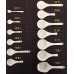 0.5g SPOON  ,PE/PET  ,1g,0.25g, 2g scoops， Health product sub-bottle and spoon, Food Grade Long Handle Nontoxic Reusable Plastic Measuring Spoon Coffee Teaspoon Milk Powder Spoon Kitchen Spoons (1 g Measuring)