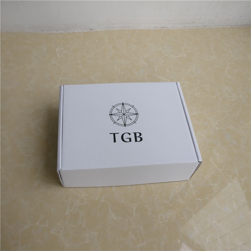 100PCSlotCustomthickwhiteCorrugatedpapershippingmailerboxesPrintedlogoPackagingClothesunderwearpolos-32887086721