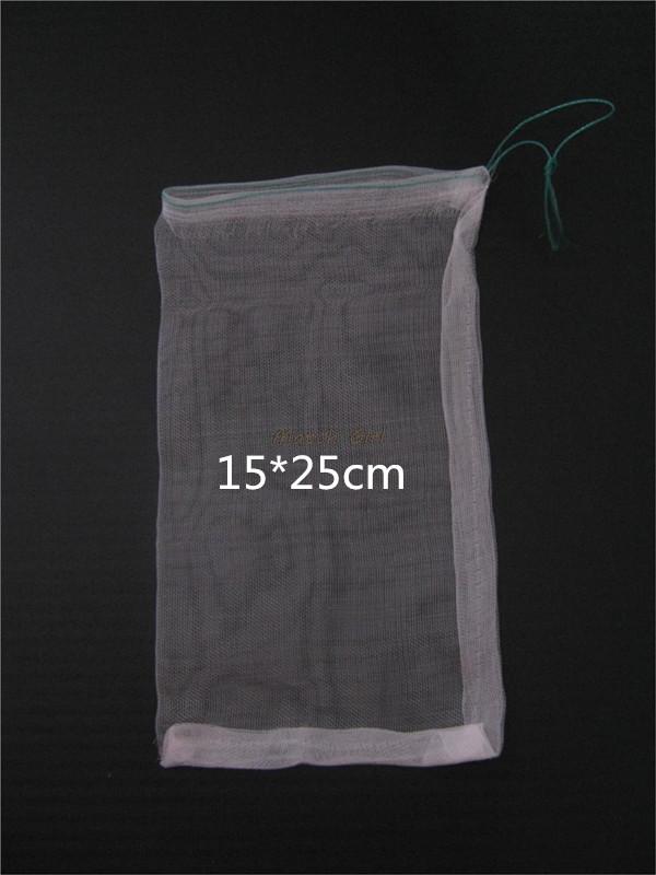 100pcslot-1525cm-40-Mesh-Nylon-bagFish-Fruit-wristband-bagInsect-birds-pest-filt