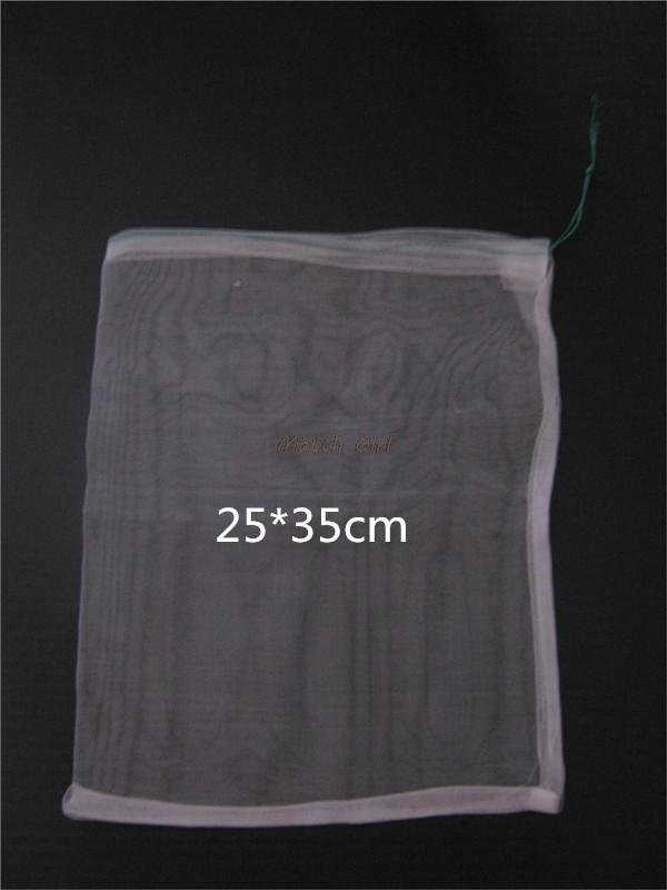 100pcslot-2535cm-40-Mesh-Nylon-bagFish-Fruit-wristband-bagInsect-birds-pest-filt