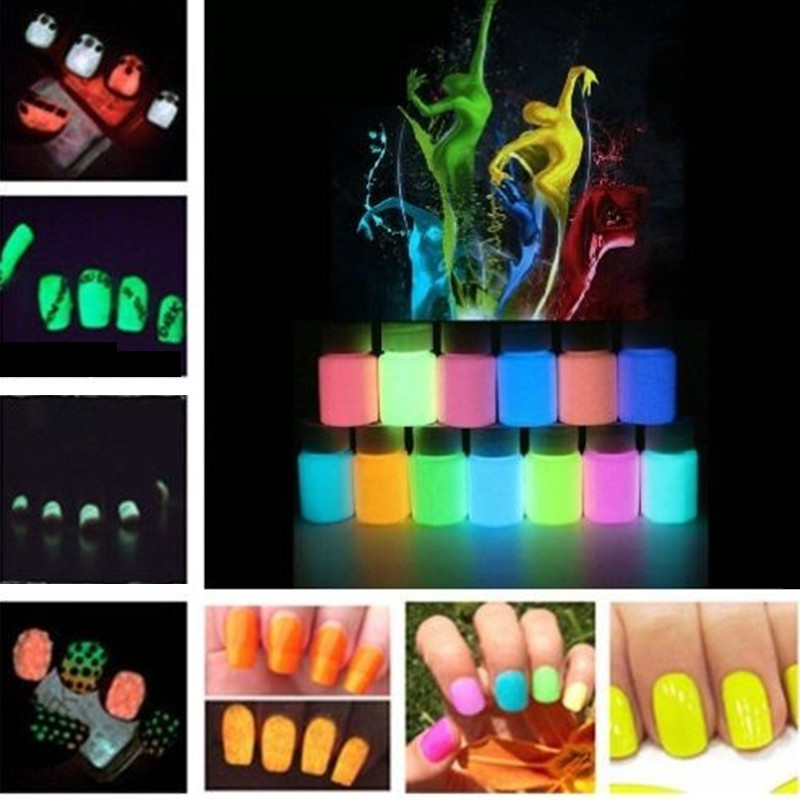 10g-glitter-Phosphor-Coating-DIY-nail-art-Photoluminescent-Dust-Glow-in-Dark-lum