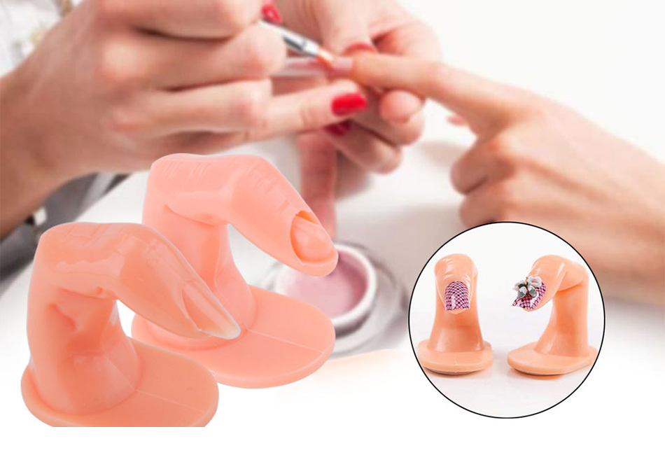 1510pcs-Plastic-Practice-Fake-Finger-Nail-Art-Model-Finger-Tool-Adjustable-DIY-Acrylic-UV-Gel-Manicu-4000378703773