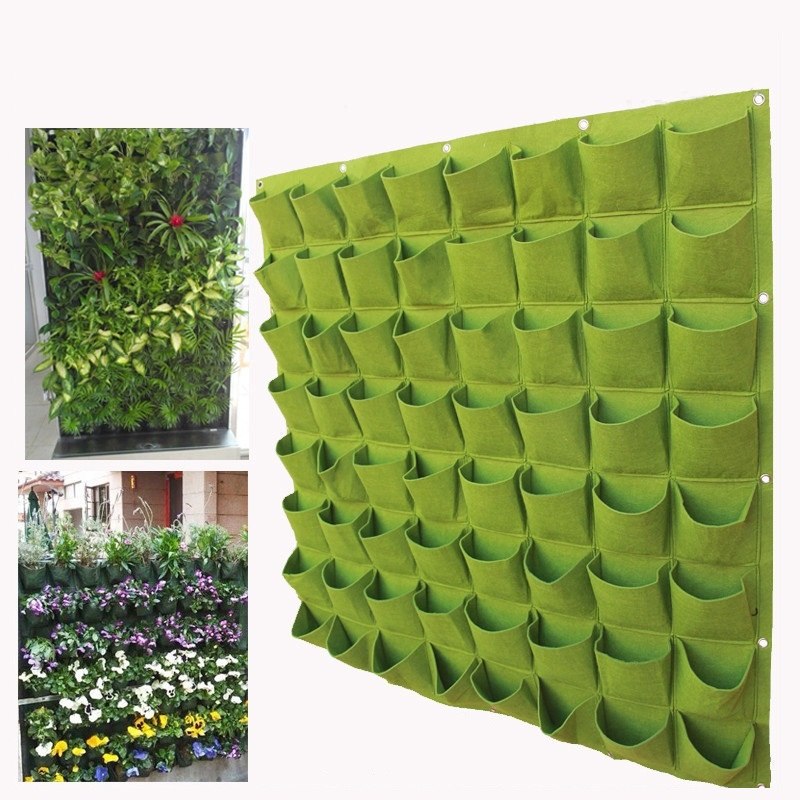 1X1-meter-Vertical-greening-plant-wall--Wall-hanging--Vegetable-pot--Nursery-bag-32946548892