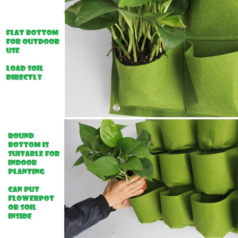 1X1-meter-Vertical-greening-plant-wall--Wall-hanging--Vegetable-pot--Nursery-bag-32946548892