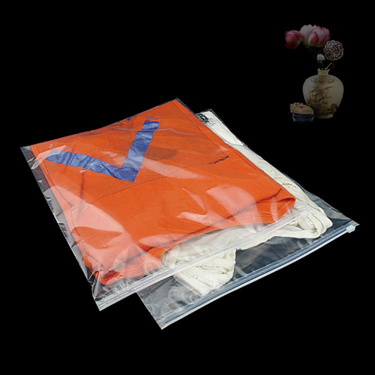 25pcslot-2735cm-Three-styles--FrostedClear--PE-plastic-zipper-bag-Clothing-stora