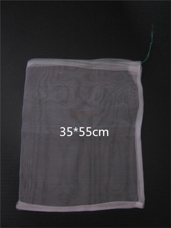 50pcslot-3555-40-Mesh-Nylon-bagFish-Fruit-wristband-bagInsect-birds-pest-filter-