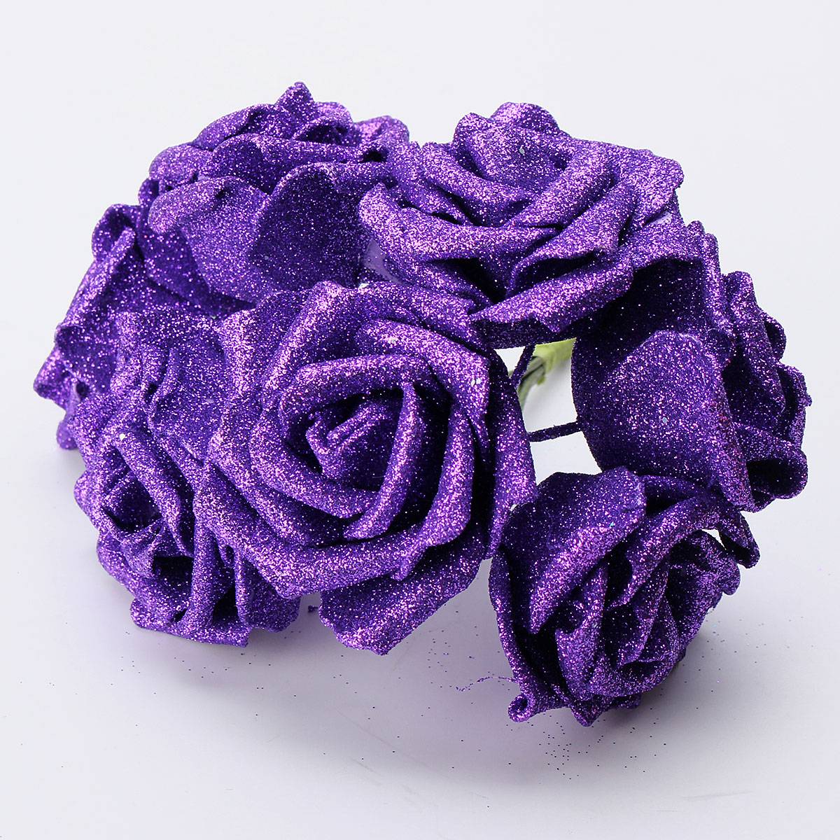 7Pcs-Artificial-Bouquet-Glitter-Foam-Artificial-Flowers-Wedding-Bridal-Party-Decor-DIY-Rose-1165964