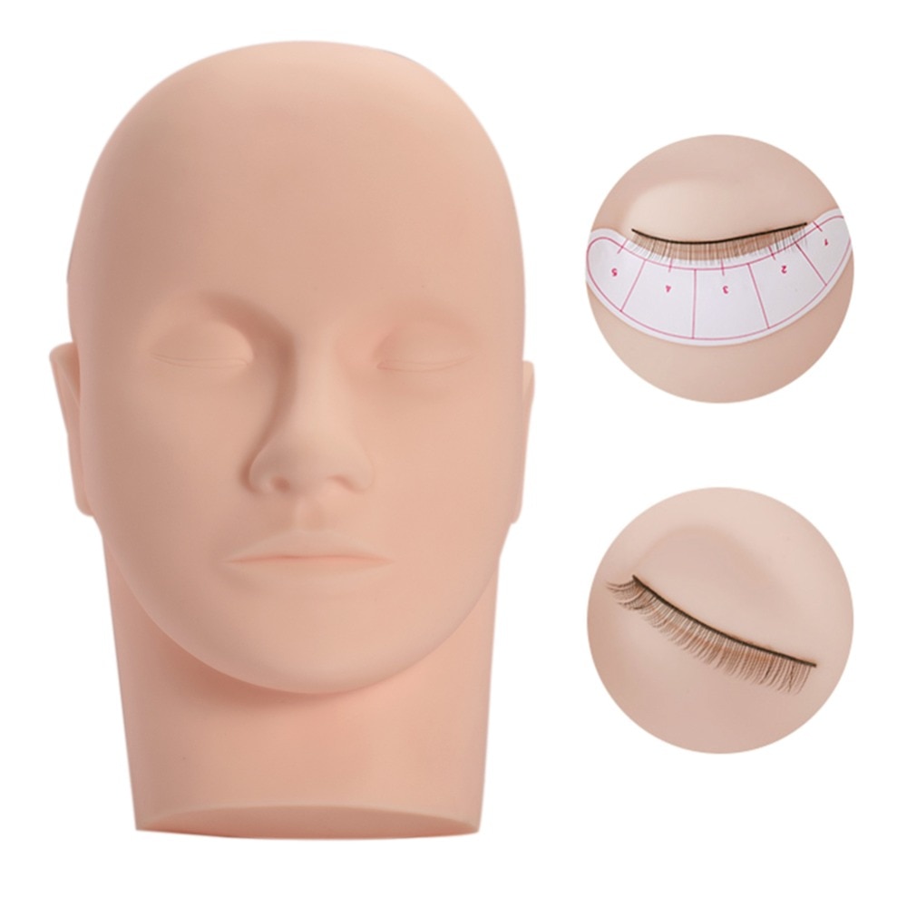 Massage-Mannequin-Head-Flat-Eye-Facial-Eyelash-Eyelash-Extension-Makeup-Practice-Cosmetic-Model-Prof-32947201723