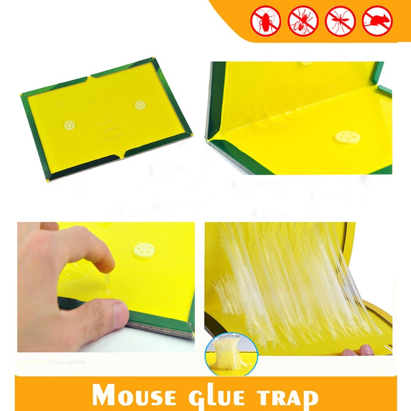 MouseBoardStickyRatGlueTrapMouseGlueBoardMiceCatcherTrapNon-toxicPestControlReject-32967237867