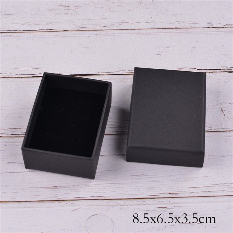 Wholesale100PCSlotHighQualityLuxuryBlackjewelryPaperboxLiftofflidpaperboxescustomized1colorHotstampi-32907623864